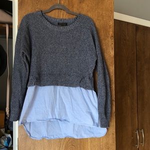 Banana Republic Sweater with Mock Undershirt